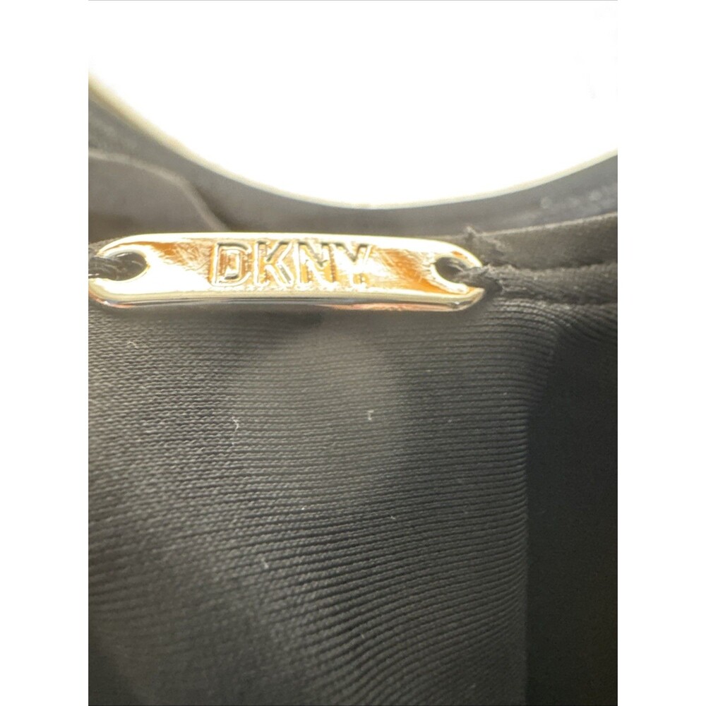 DKNY Mesh Side Black Bathing suit Size 12 - Picture 3 of 10